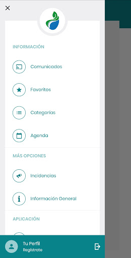 Android application C. Regantes Mi Rosarito screenshort