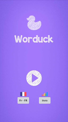 Android application Worduck : Puzzle de mots screenshort
