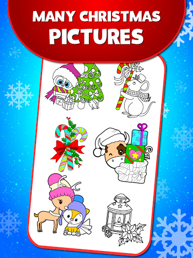 Xmas Coloring Book By Numbers Screen 3
