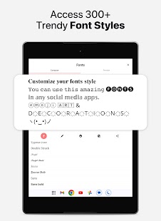 Fonts app keyboard & Changer Ekran görüntüsü