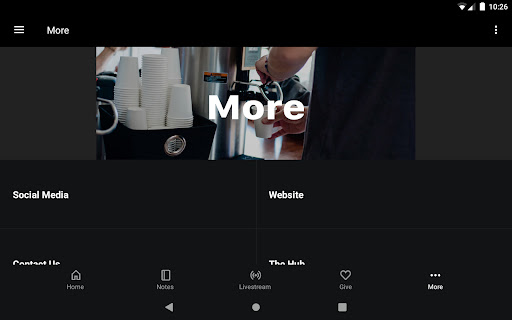 Screenshot of Sage Hills Church