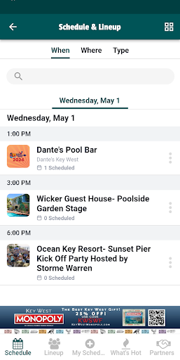 Key West Songwriters Festival Screen 2