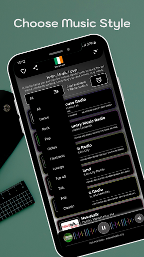Radio Ireland Online FM Radio Screen 3