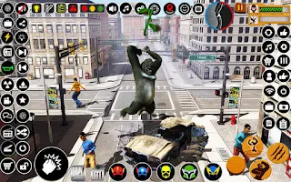 Angry Gorilla City Attack - Screenshot 2