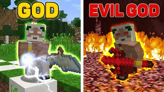 God Skin Mod For Minecraft PE