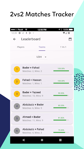 2vs2 Matches Tracker Screen 3