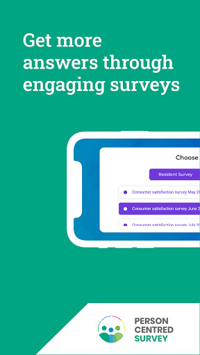Android application Person Centred - Survey App screenshort