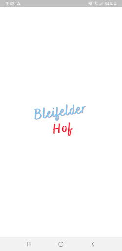 Android application Bleifelder Hof Rösrath screenshort