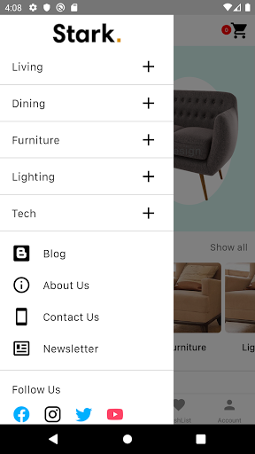 Stark Furniture PrestaShop Screen 3
