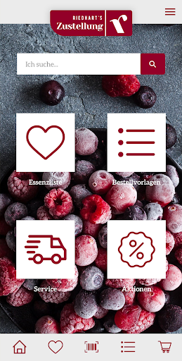 Android application Riedharts Order Friend screenshort