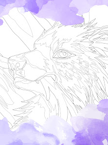 Captura 2 Acuarela Animal para Colorear android