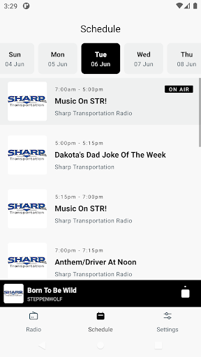 STR Radio Screen 3