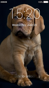Cute Puppy Lock Screen  screenshots 1