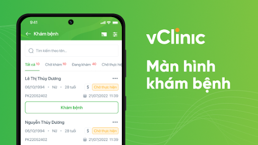 vClinic-Quản lý phòng khám Screen 3