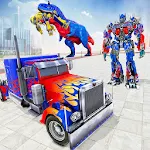 Cover Image of Tải xuống Trò chơi Robot xe tải cảnh sát - Dino 1.1.7 APK