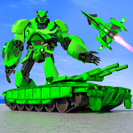 Cover Image of Unduh Robot Transform Army Tank War  APK
