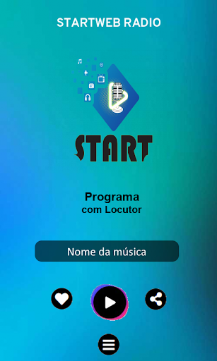 Android application Startweb Rádio screenshort