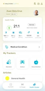 Halcyon Health Tracker App