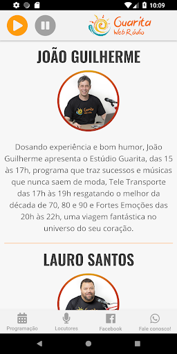 Guarita Web Rádio Screen 2