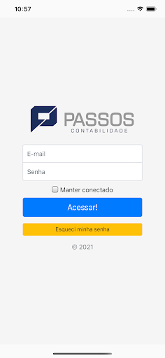 Android application Passos Contabilidade screenshort