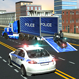 Police Plane Moto Transporter icon