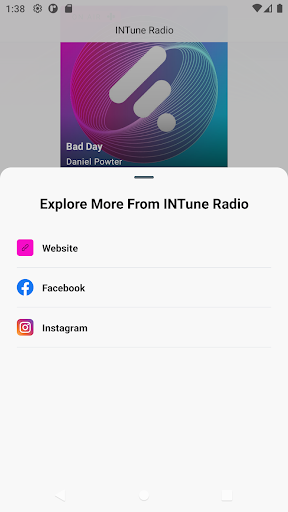 INTune Radio Screen 3