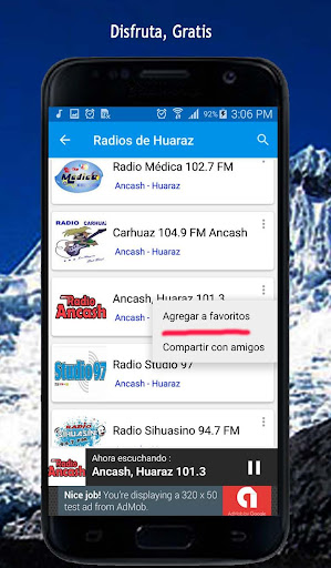 Radio de Huaraz Screen 2