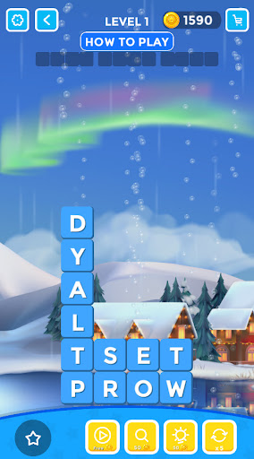 Android application Word Stones -Offline Word Game screenshort