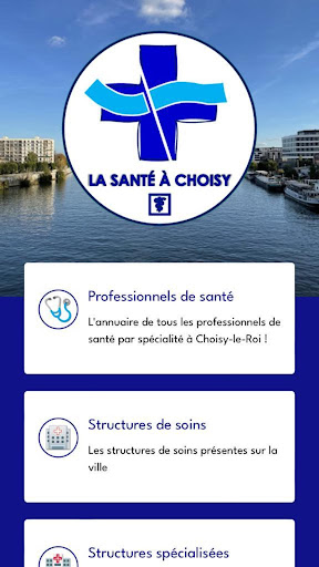 Android application La Santé à Choisy screenshort