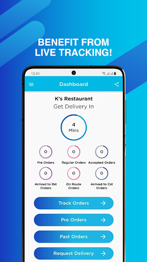 Android application WIYAK Delivery (Business) screenshort