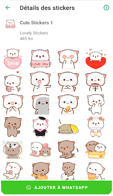 Cute Mochi Sticker - WAStickerのおすすめ画像2