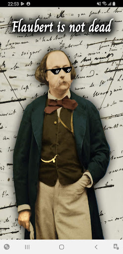 Android application Flaubert is not dead screenshort