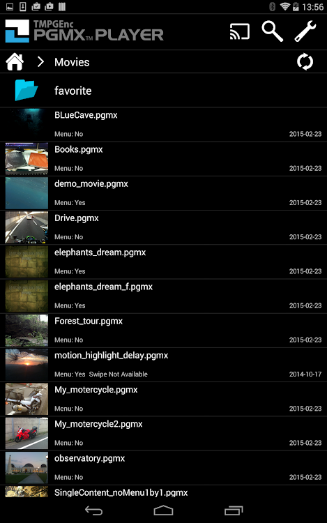 TMPGEnc PGMX PLAYER forAndroid - 1.0.8.10 - (Android)