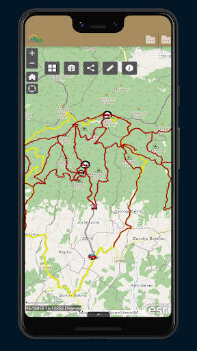 Android application Stazama Ivanščice screenshort