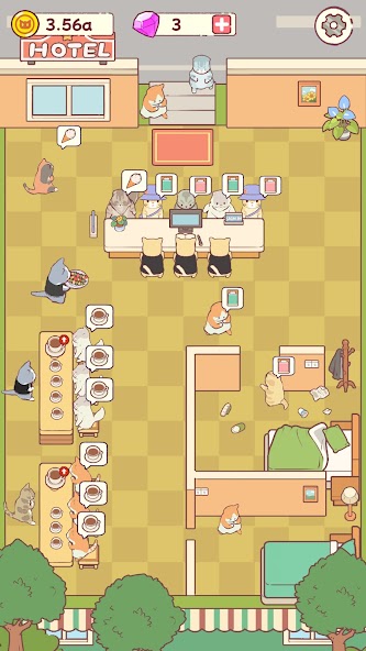 Cat Hostel: Idle Tycoon Games 1.01 APK + Mod (Remove ads / Unlimited money) for Android