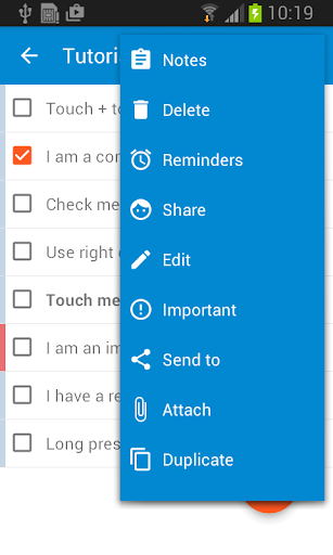 Checklist Screen 3