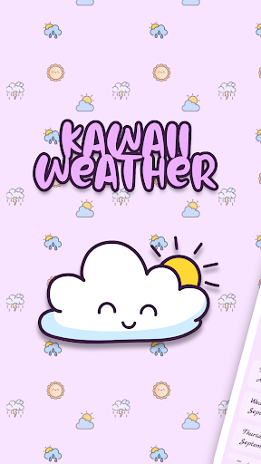 Android application Kawaii Cute Weather Forecast screenshort