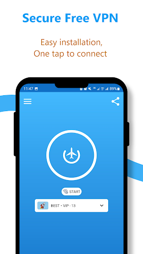 Android application TELE VPN - super fast VPN app screenshort
