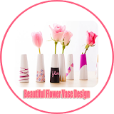 Beautiful Flower Vase Design icon