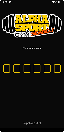 Android application Alpha Sport screenshort