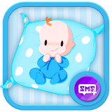 Baby Blue for SMS Plus icon