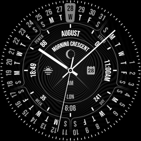 Calendar Watch Face 046 screenshot 5