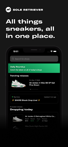 Android application Sole Retriever - Sneakers screenshort