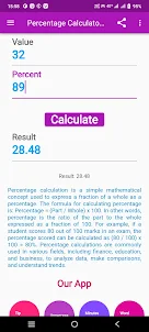 Percentage Calculator Formula