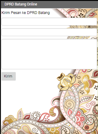 Android application Pesan DPRD Batang screenshort