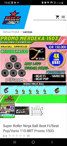 GP Racing Store Screen 3