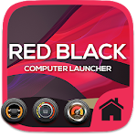 Cover Image of Descargar Red Black Theme For Computer L  APK