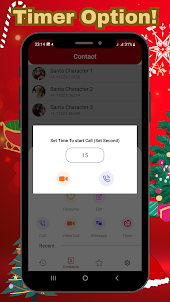 Santa Call: Calls Screen