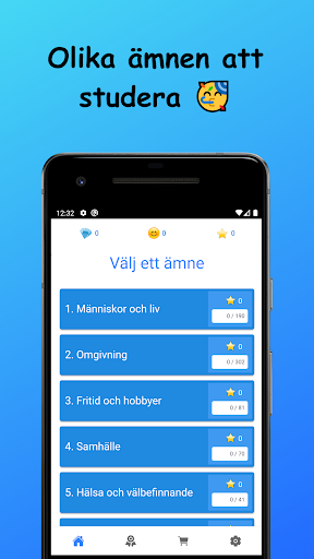 Android application Lär dig franska screenshort