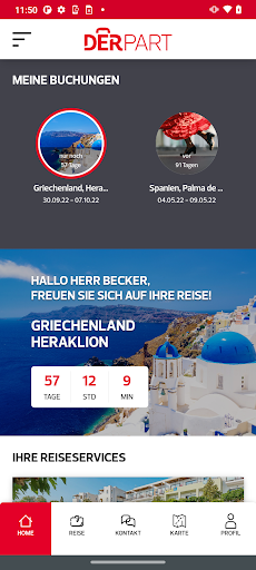 Android application meinDERPART screenshort